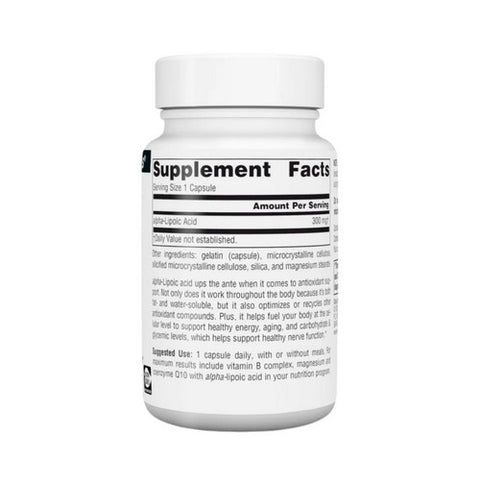 Source Naturals, Alpha Lipoic Caps, 300 mg, 30 Caps