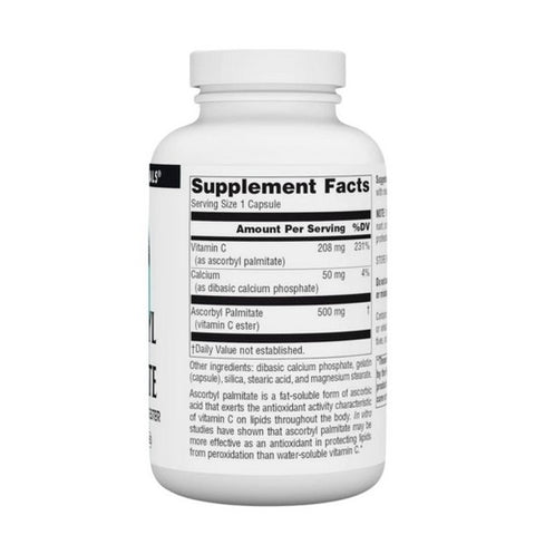 Source Naturals, Ascorbyl Palmitate, 500 mg, 180 Caps