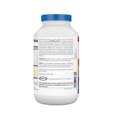 Source Naturals, Attentive Child, 120 Wafers