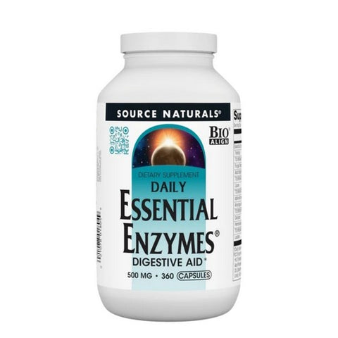 Source Naturals, Essential Enzymes, 500 mg, 360 Caps