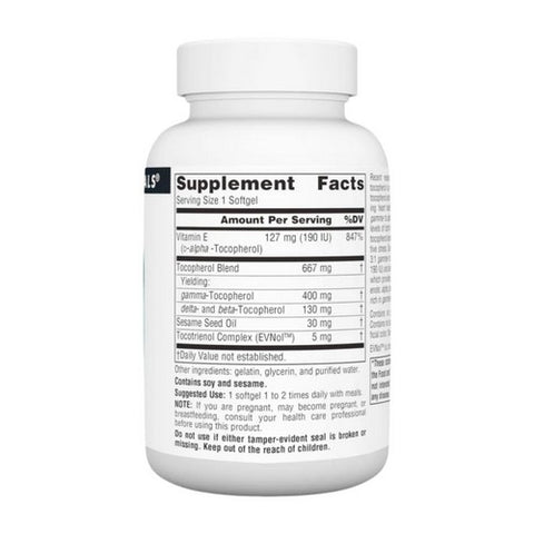Source Naturals, Gamma E 400 Complex, 60 Softgels