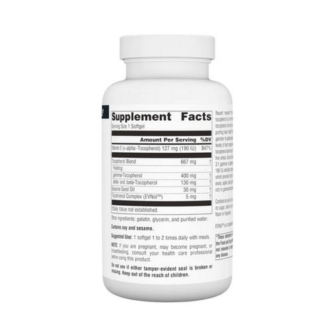 Source Naturals, Gamma E 400 Complex, 120 Softgels