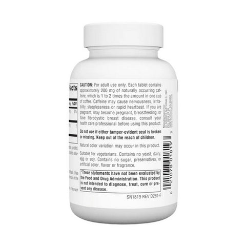 Source Naturals, Guarana Energizer, 60 Tabs