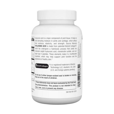 Source Naturals, Hyaluronic Acid, 50 mg, 120 Tabs