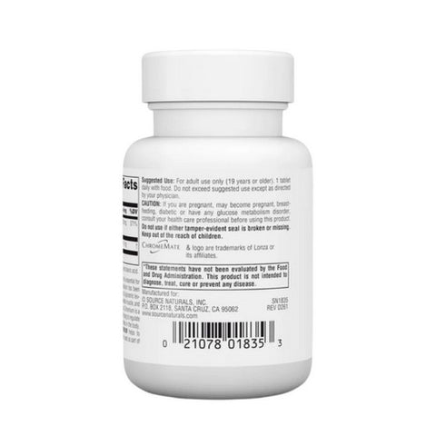 Source Naturals, Vanadium, W/chromium 90 Tabs
