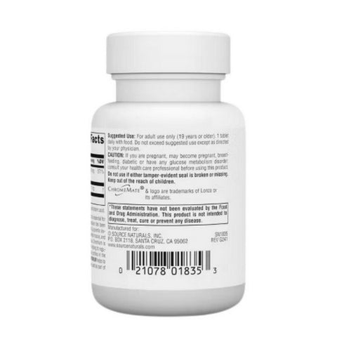 Source Naturals, Vanadium, W/chromium 90 Tabs