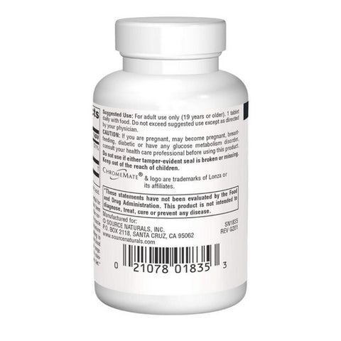 Source Naturals, Vanadium, W/chromium 90 Tabs