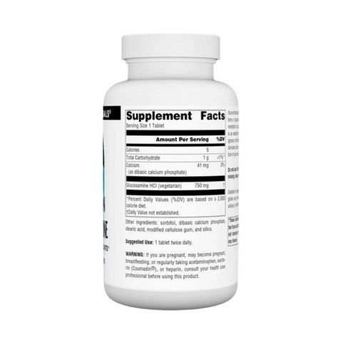 Source Naturals, Vegetarian Glucosamine, 750 mg, 120 Tabs