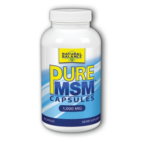 Natural Balance (Formerly known as Trimedica), MSM, 1000 mg, 240 Caps