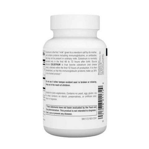 Source Naturals, Colostrum, 650 Mg, 60 Tabs