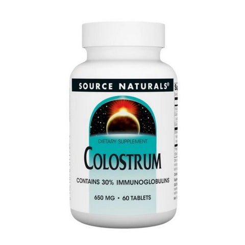 Source Naturals, Colostrum, 650 Mg, 60 Tabs