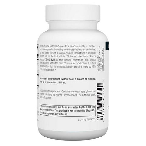 Source Naturals, Colostrum, 650 Mg, 60 Tabs
