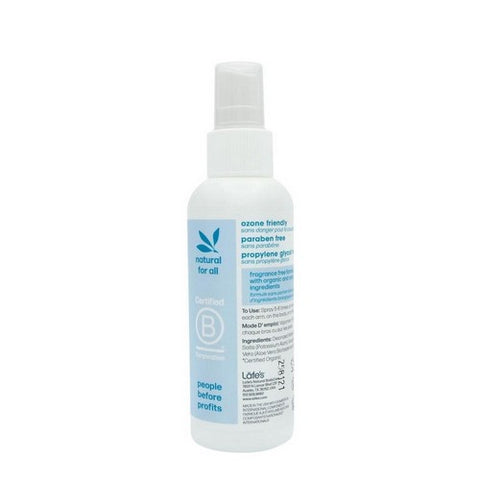 Lafes Natural Body Care, Organic Spray with Aloe Vera, 4 Oz