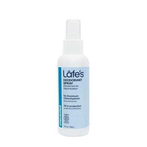 Lafes Natural Body Care, Organic Spray with Aloe Vera, 4 Oz