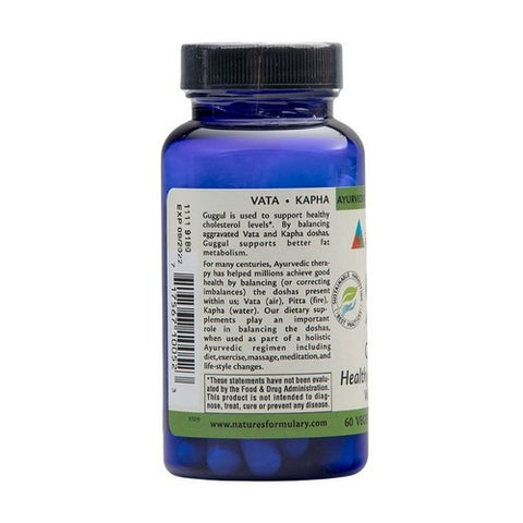 Natures Formulary, Guggul Vegicaps, 60 Veg Caps