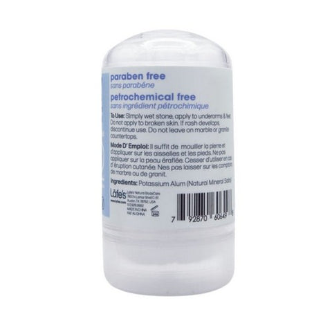 Lafes Natural Body Care, Crystal Mini Stick, 2.25 Oz