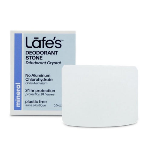 Lafes Natural Body Care, Natural Crystal Stone Large w/Dish, 6 Oz