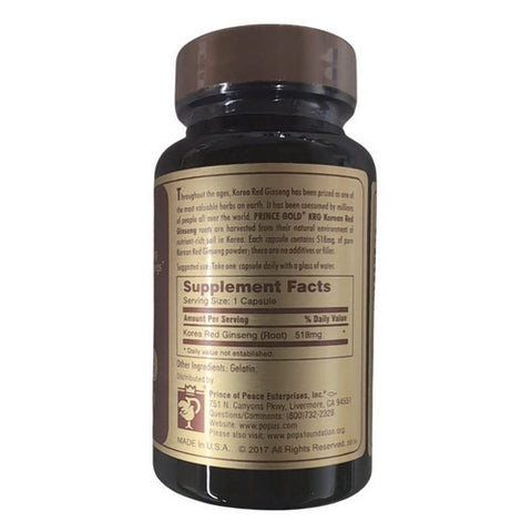 Prince Of Peace, Korean Red Ginseng, 8gr, 50 Cap