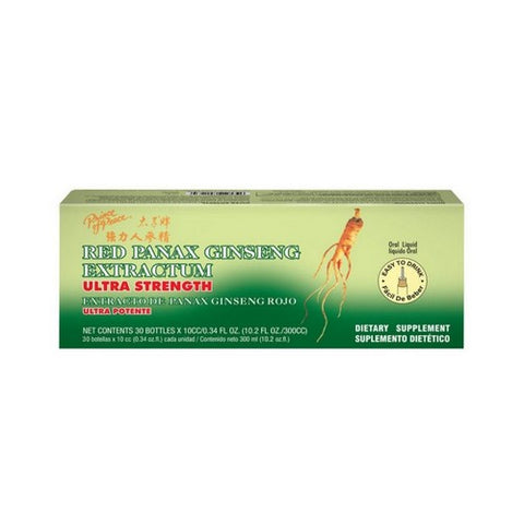 Prince Of Peace, Red Panax Ginseng Extractum Ultra Strength, 30 Vials