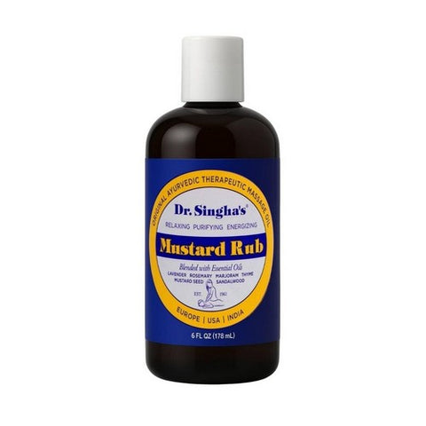 Dr. Singhas Mustard Bath, Mustard Rub, 6 Oz