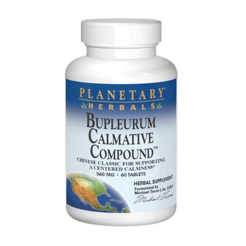 Planetary Herbals, Bupleurum Calmative Compound, 60 Tabs