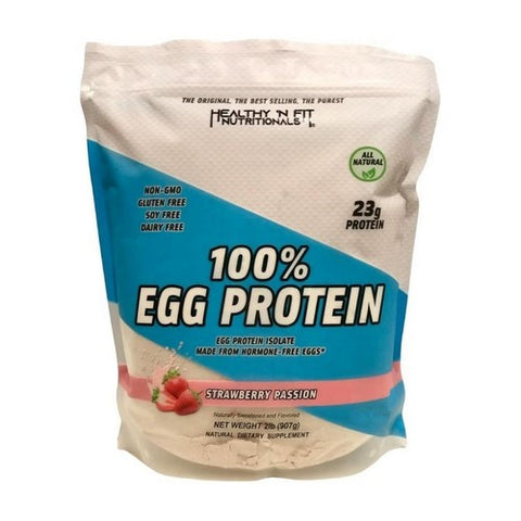 Healthy 'n Fit, 100% Egg Protein Strawberry Passion, 12 Oz