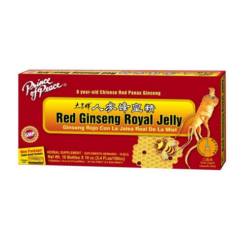 Prince Of Peace, Red Ginseng Royal Jelly, 10x10cc