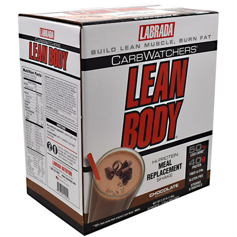 LABRADA NUTRITION, Lab Lean Body Lo Carb Ch, 20 CT