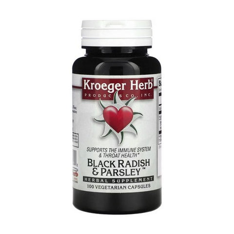 Kroeger Herb, Black Radish  Parsley, 100 Cap