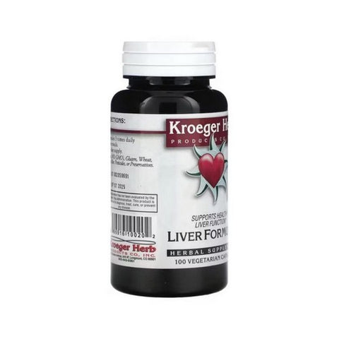 Kroeger Herb, LIVER FORMULA, 100 Caps