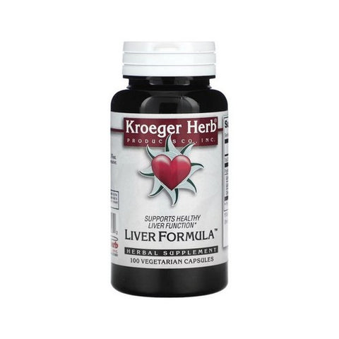 Kroeger Herb, LIVER FORMULA, 100 Caps