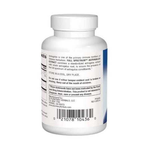 Planetary Herbals, Full Spectrum Astragalus Extract, 60 Tabs