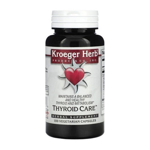 Kroeger Herb, Thyroid Care - Metabolizer, 100 VCap
