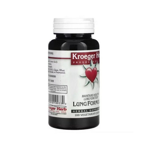 Kroeger Herb, Lung Formula (Sound Breath), 100 Cap