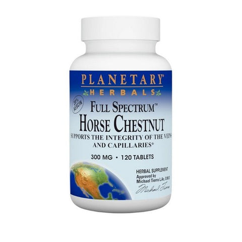 Planetary Herbals, Full Spectrum Horse Chestnut, 300 mg, 120 Tabs