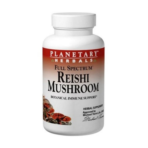 Planetary Herbals, Full Spectrum Reishi Mushroom, 460 mg, 50 Tabs