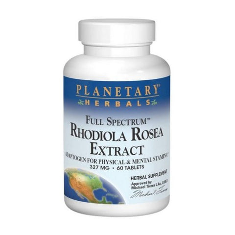 Planetary Herbals, Full Spectrum Rhodiola Rosea Extract, 60 Tabs