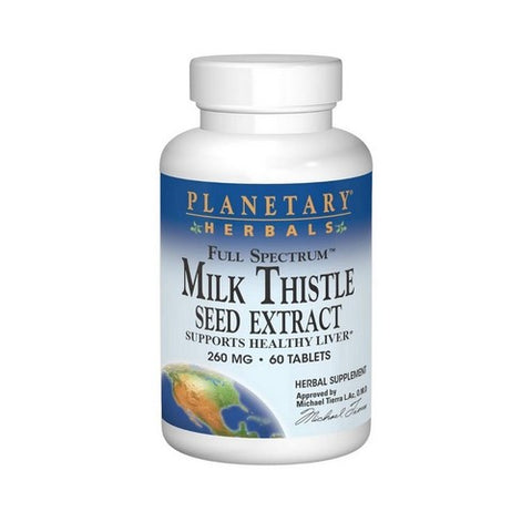 Planetary Herbals, Full Spectrum Silymarin 80, 60 Tabs