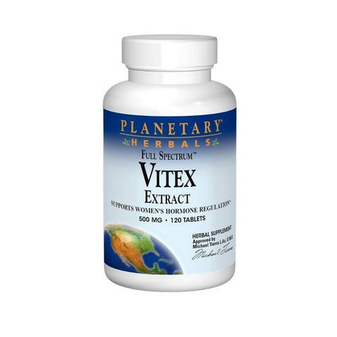 Planetary Herbals, Full Spectrum Vitex Extract, 120 Tabs