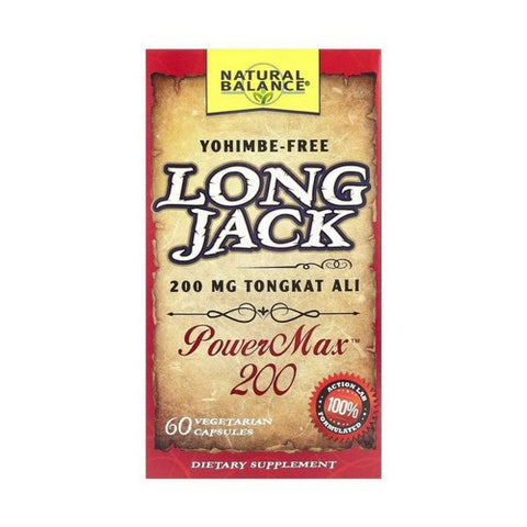 Natural Balance (Formerly known as Trimedica), Long Jack PowerMax 200, 60 Caps