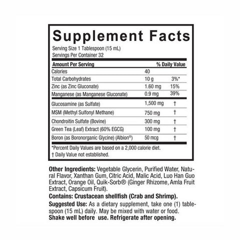 Nature's Answer, Liquid Glucosamine & Chondroitin, 16 oz