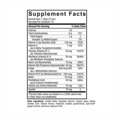 Nature's Answer, Liquid Vitamin B Complex, Natural Tangerine, 8 oz