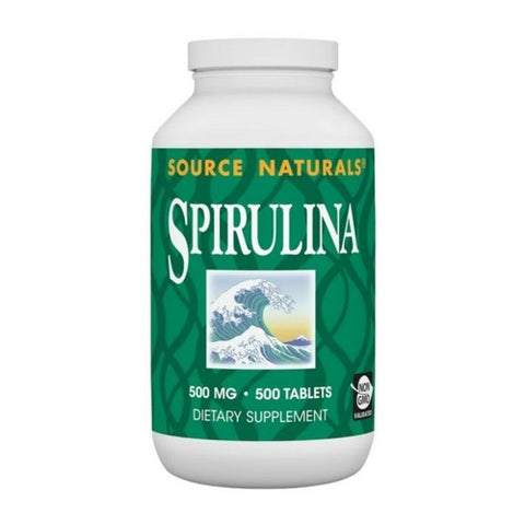 Source Naturals, Spirulina, 500 MG, 500 Tabs