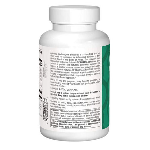 Source Naturals, Spirulina, Powder 8 Oz