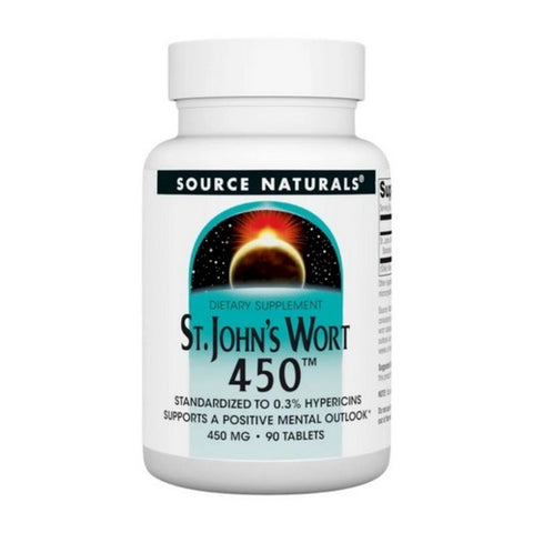 Source Naturals, St. John's Wort, 450 90 Tabs