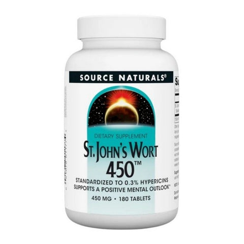 Source Naturals, St. John's Wort, 450 180 Tabs