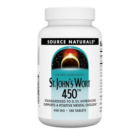 Source Naturals, St. John's Wort, 450 180 Tabs