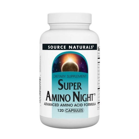 Source Naturals, Super Amino Night, 120 Caps