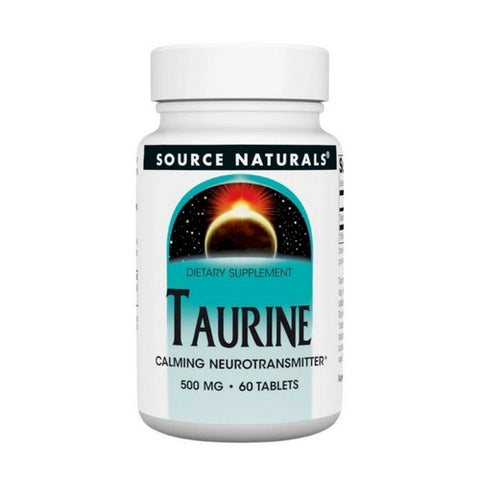 Source Naturals, Taurine, 500 mg, 60 Tabs