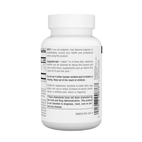 Source Naturals, TMG, 750 mg, 60 Tabs